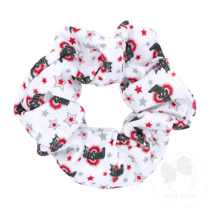 Signature Collegiate Logo Print Scrunchie