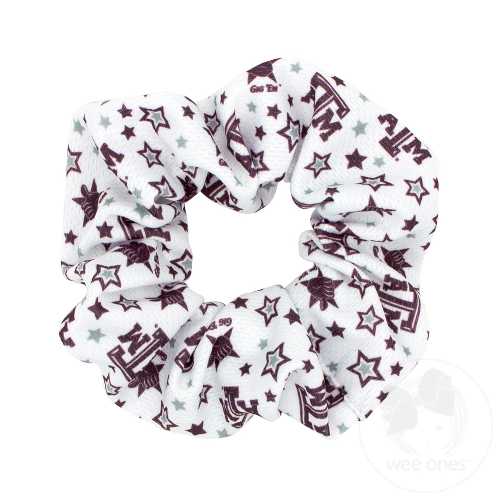 Signature Collegiate Logo Print Scrunchie