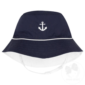 Reversible Boys Bucket Hat with Strap