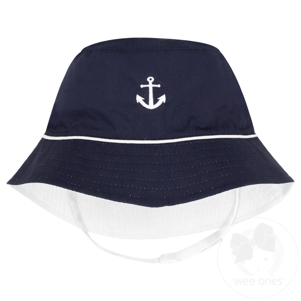 Reversible Bucket Hat with Strap