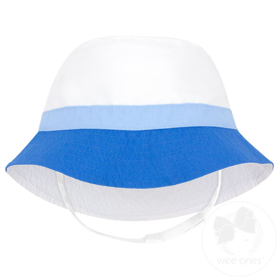 Boys Reversible Bucket Hat with Straps
