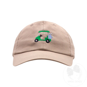 Boys Embroidered Golf Cart Cotton Twill Ball Cap