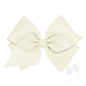 Mini King Classic Grosgrain Hair Bow (Knot Wrap)