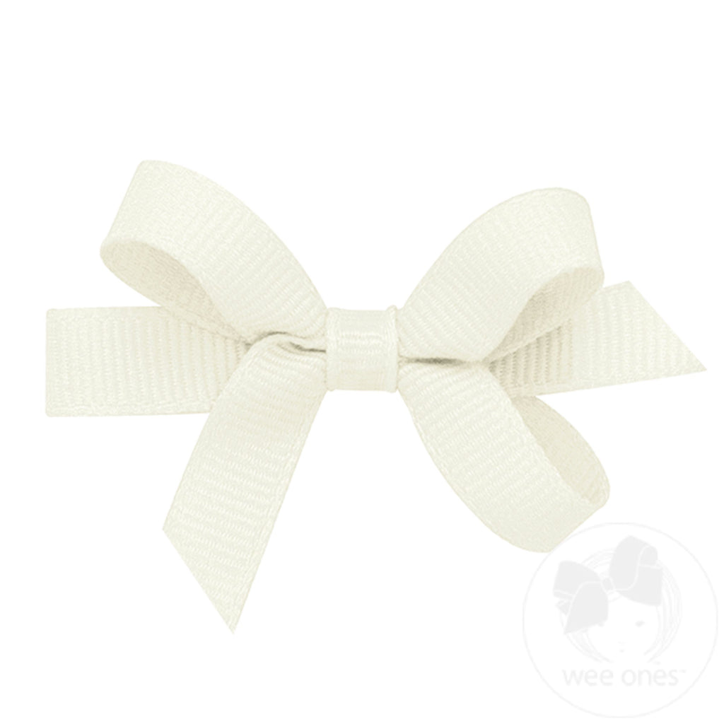 Baby Classic Grosgrain Girls Hair Bow (Plain Wrap)