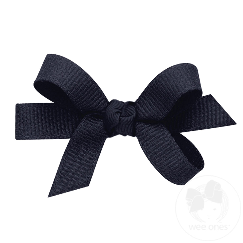 Baby Classic Grosgrain Girls Hair Bow (Knot Wrap)