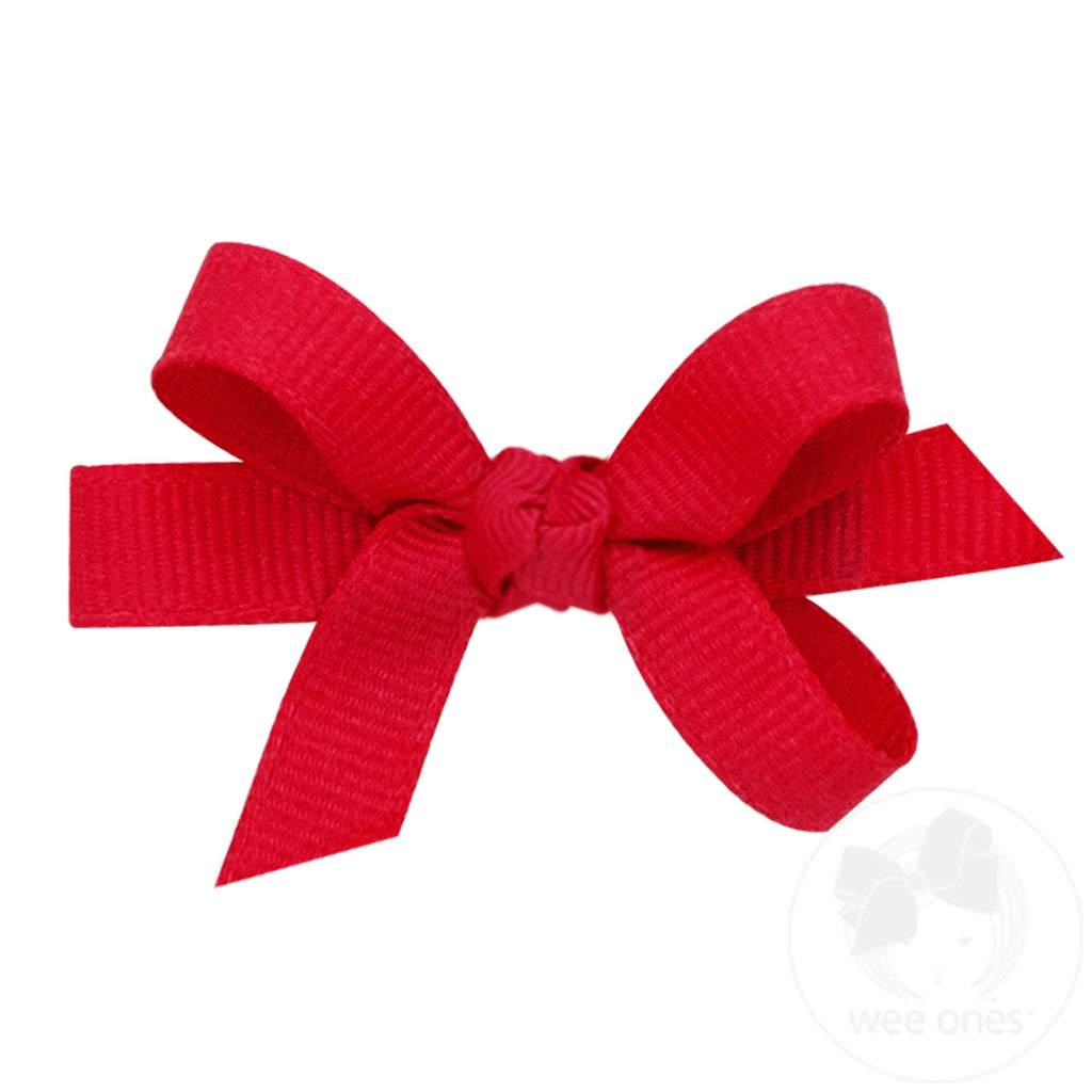 Baby Classic Grosgrain Girls Hair Bow (Knot Wrap)